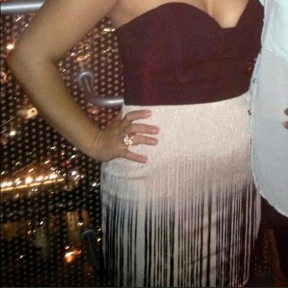 Lipsy London Fringe Mini Dress size 6 (fits like 4) - Picture 4 of 4